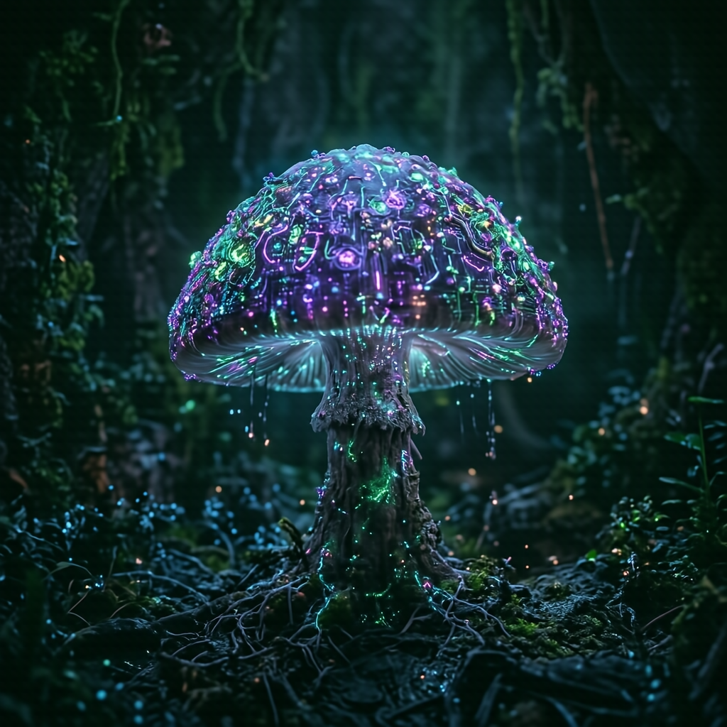 Bioluminescent Mushroom